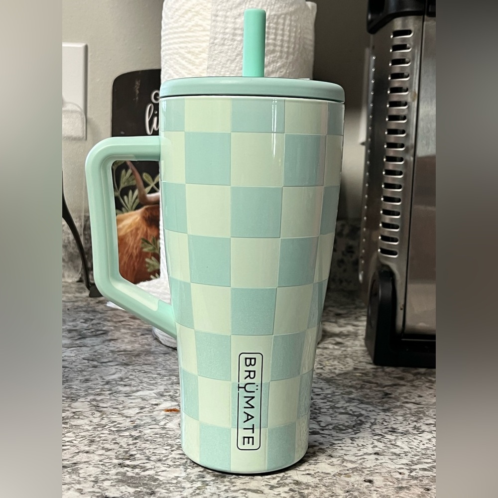 30 oz Seafoam Checkered Brumate Era